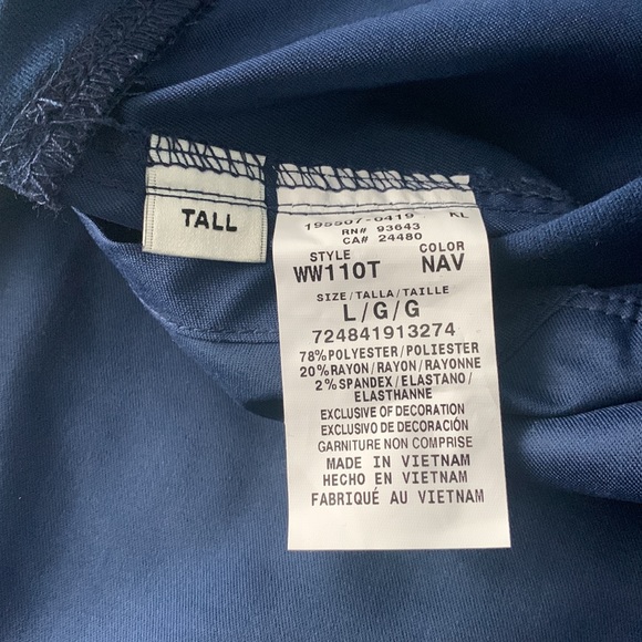 Cherokee Modern Classic Scrub pants L-Tall - Picture 4 of 4